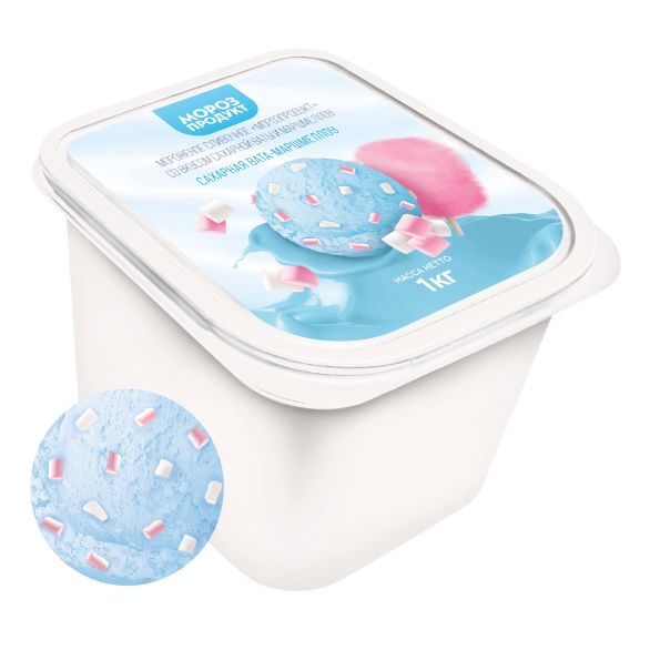 «MOROZPRODUCT» cotton candy-marshmallow cream in ditches